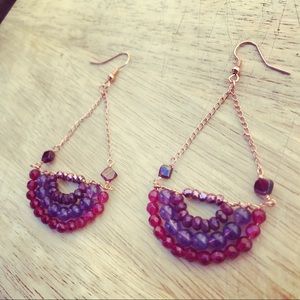 Layered Crescent Earrings